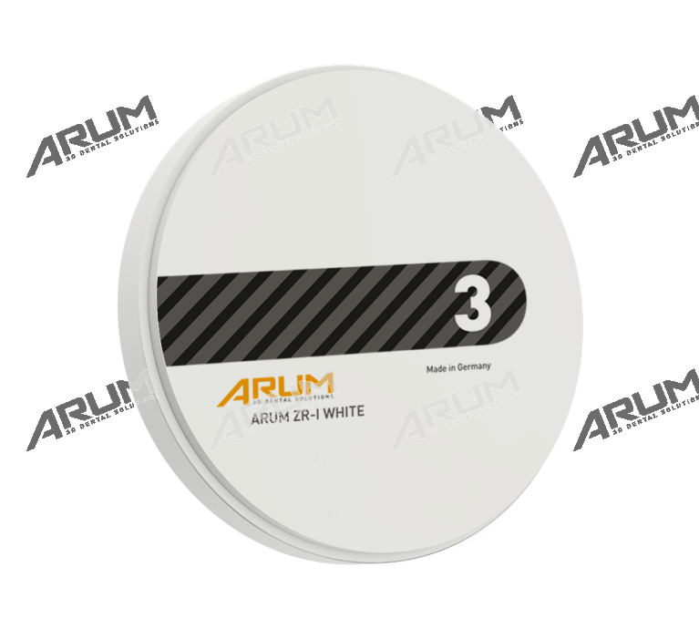 ARUM Zr-i Blank 98 Ø x 12 mm - White (so schodíkom)
